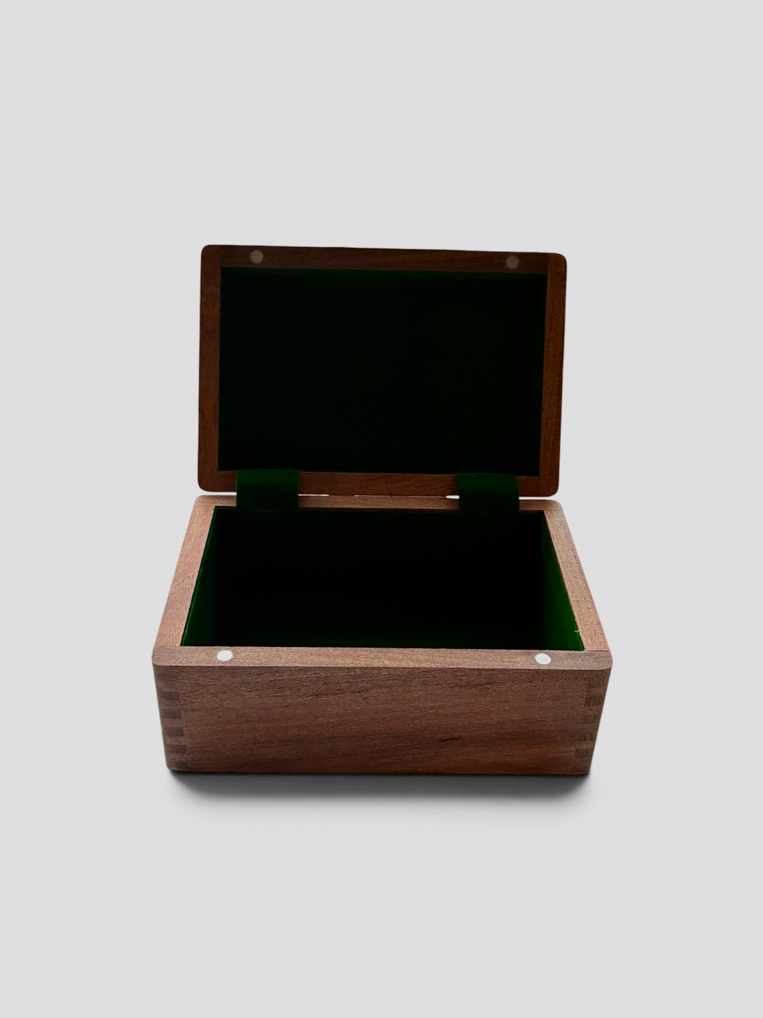Schachkasten aus Akazienholz zur Aufbewahrung von Schachfiguren, 22,9 × 15,2 × 10,2 cm