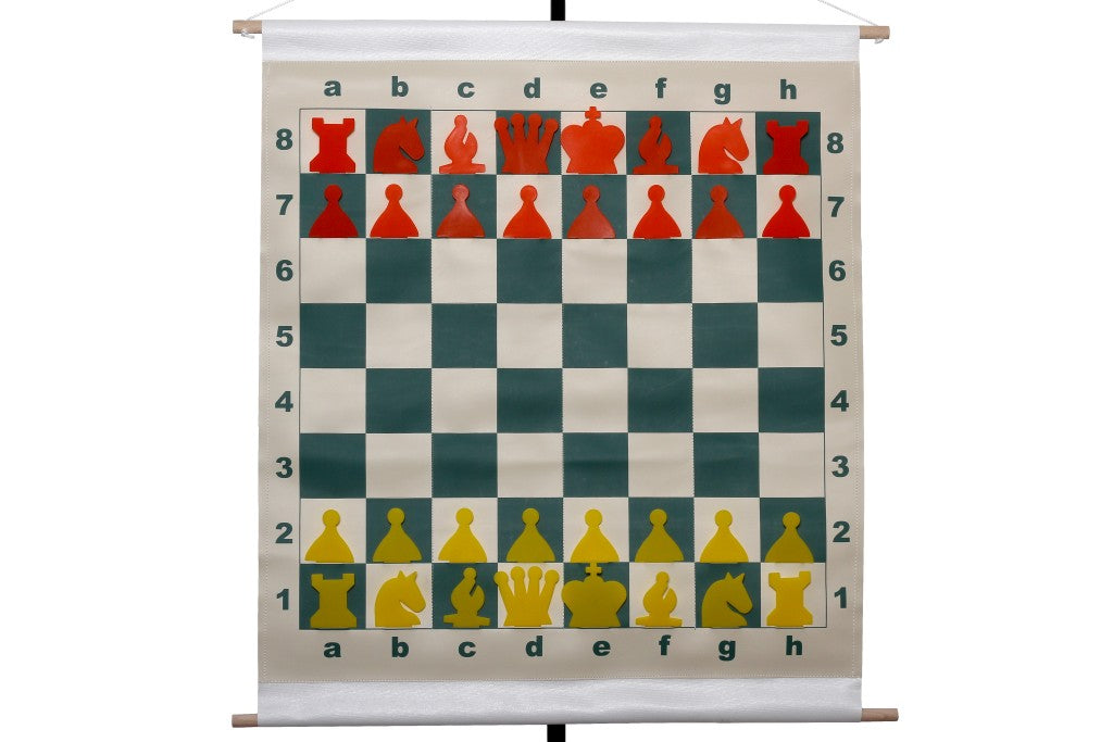 Demo board rollable with plug-in figures, with carrying bag, 68 cm