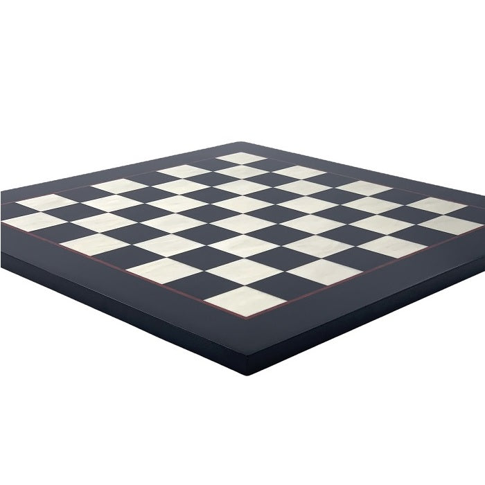 "Black Deluxe" wooden chess set - board with field size 40mm &amp; Staunton No.3 figures
