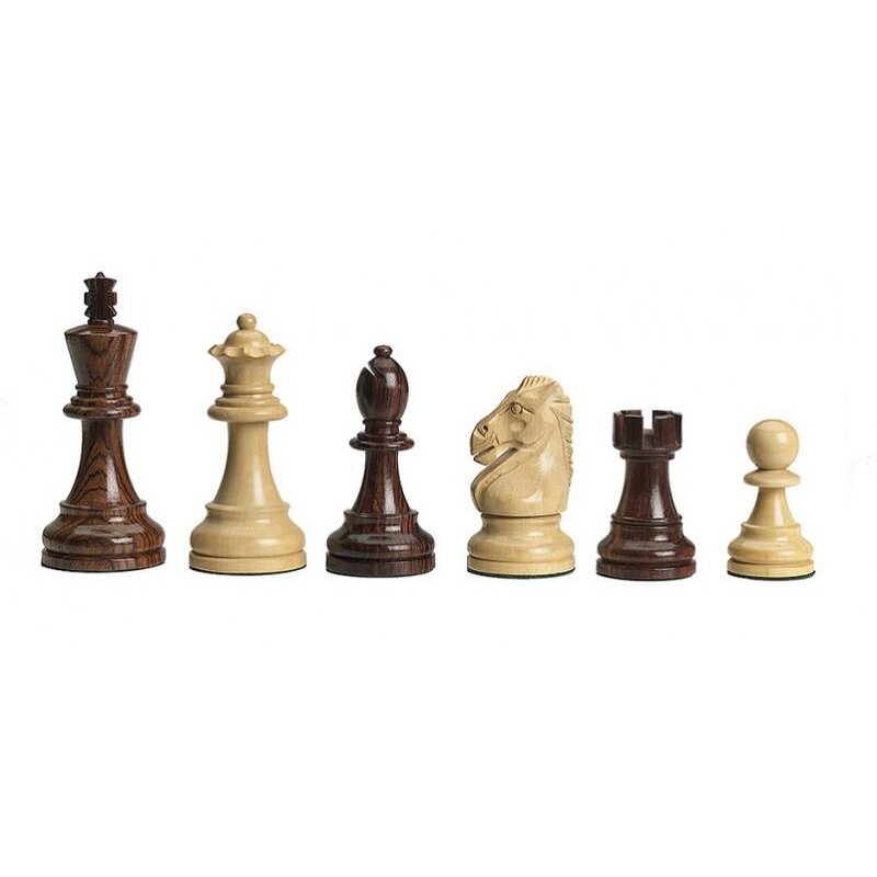 DGT e-Schachfiguren Royal extra schwer – hochwertige Holzfiguren für PC-Schachbretter