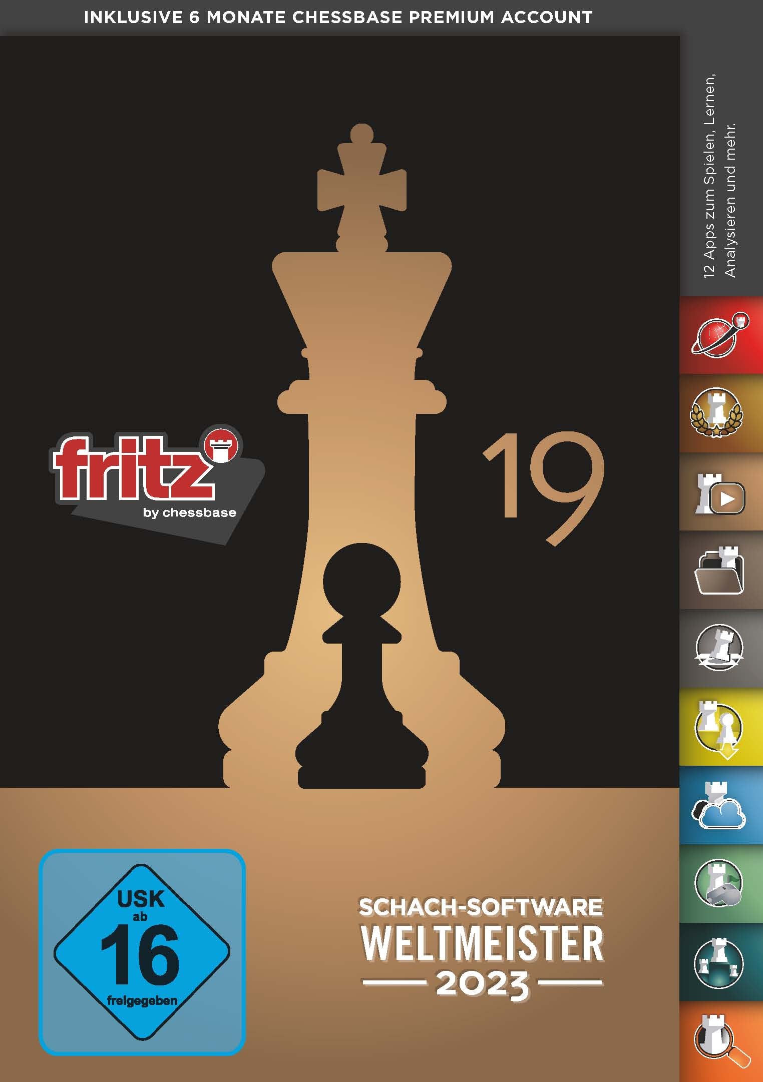 Fritz 19 – Das Weltmeister-Schachprogramm für Ihren PC mit neuester NNUE-Technologie