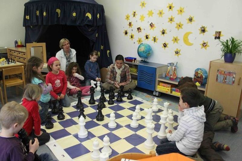 Schach für Kids - Freischachanlage klein