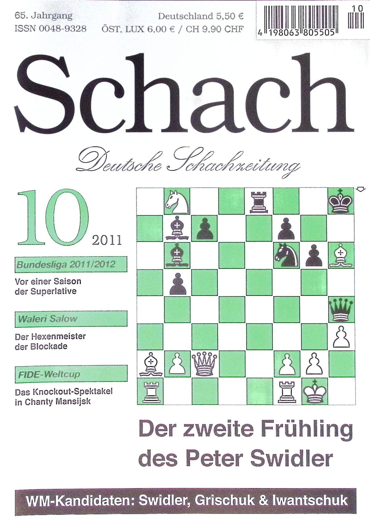 Zeitschrift SCHACH 10 / 2011