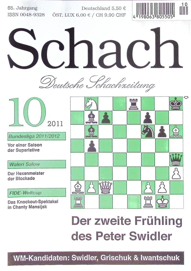 Zeitschrift SCHACH 10 / 2011
