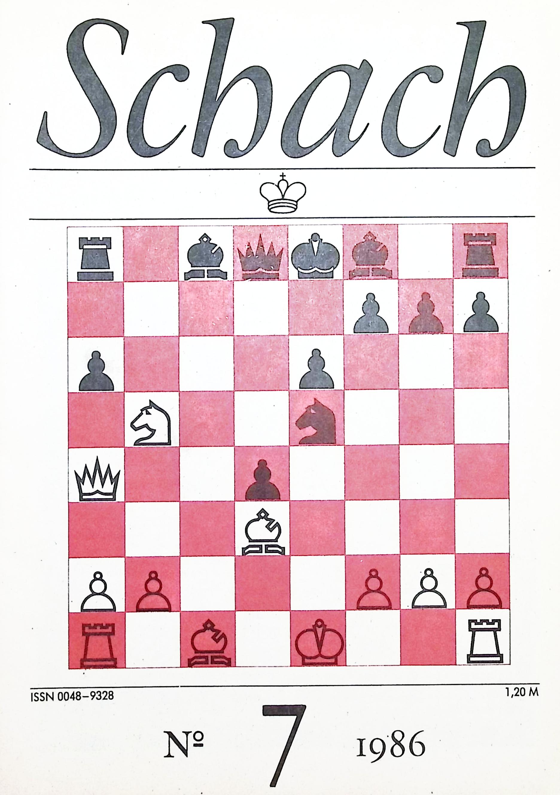 SCHACH 7/1986 – Digitale Ausgabe