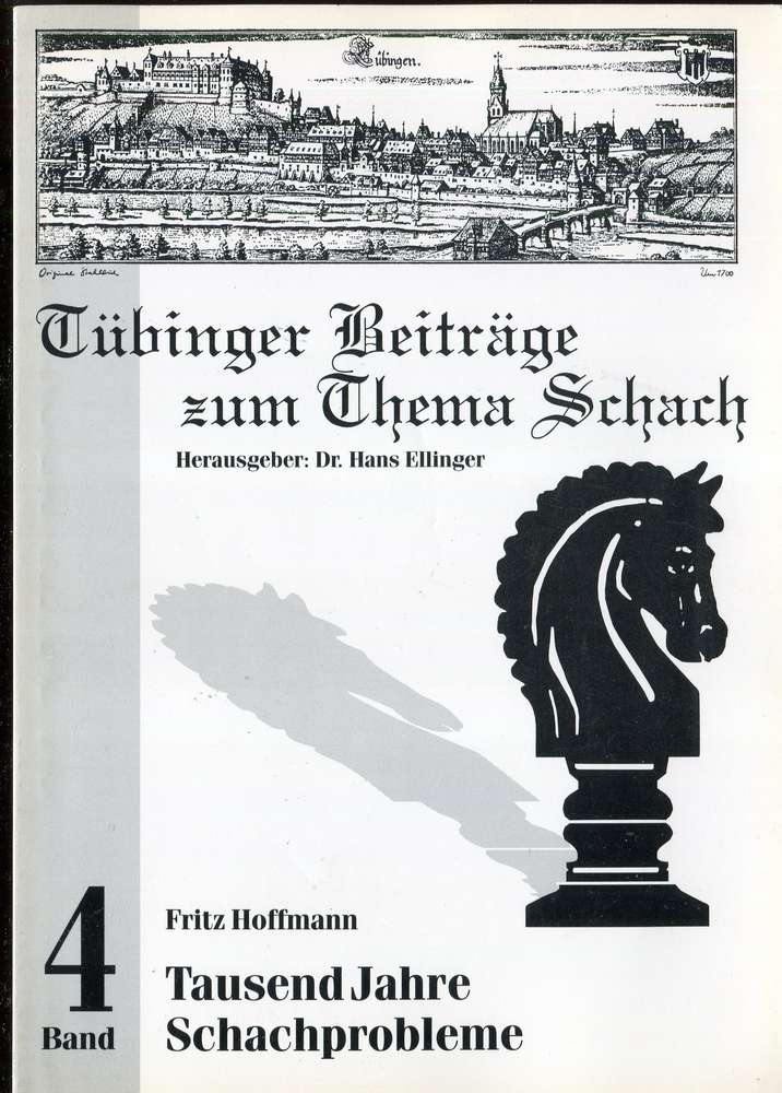 Hoffmann Tausend Jahre Schachprobleme (Antiquariat)