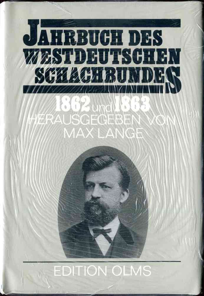Max Lange Jahrbuch des Westdeutschen Schachbundes 1862 und1863 (Antiquariat)