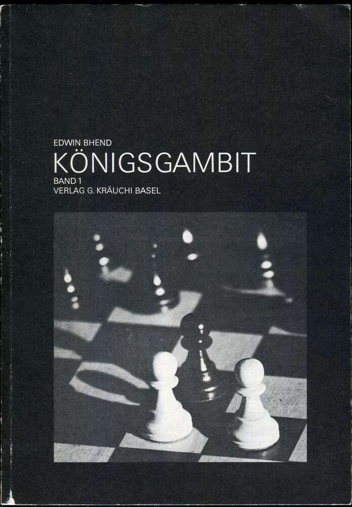 Bhend  Königsgambit Band 1 (Antiquariat)