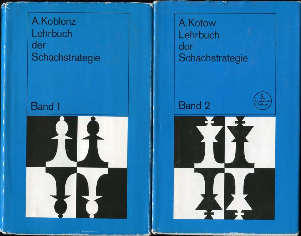 Koblenz / Kotow Lehrbuch der Schachstrategie Band 1 und 2 (Antiquariat)