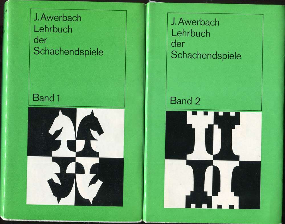 Awerbach Lehrbuch der Schachendspiele Band 1 und 2 (Antiquariat)