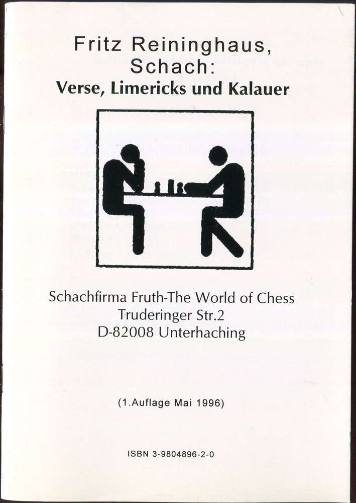Reininghaus Verse,Limericks Kalauer (Antiquariat)