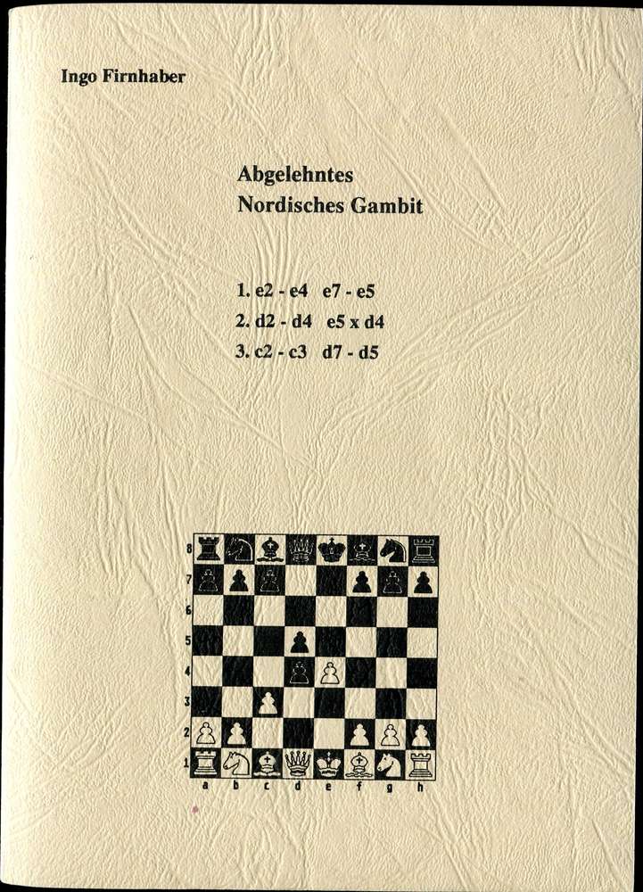 Firnhaber Abgelehntes Nordisches Gambit (Antiquariat)
