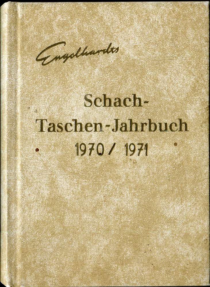 Engelhardts Schach Taschen-Jahrbuch 1970/1971 (Antiquariat)