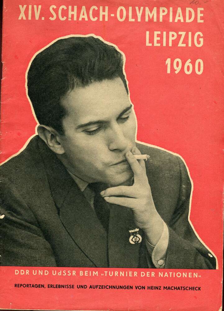 Machatscheck 14. Schacholxmpiade Leipzig 1960 (Antiquariat)