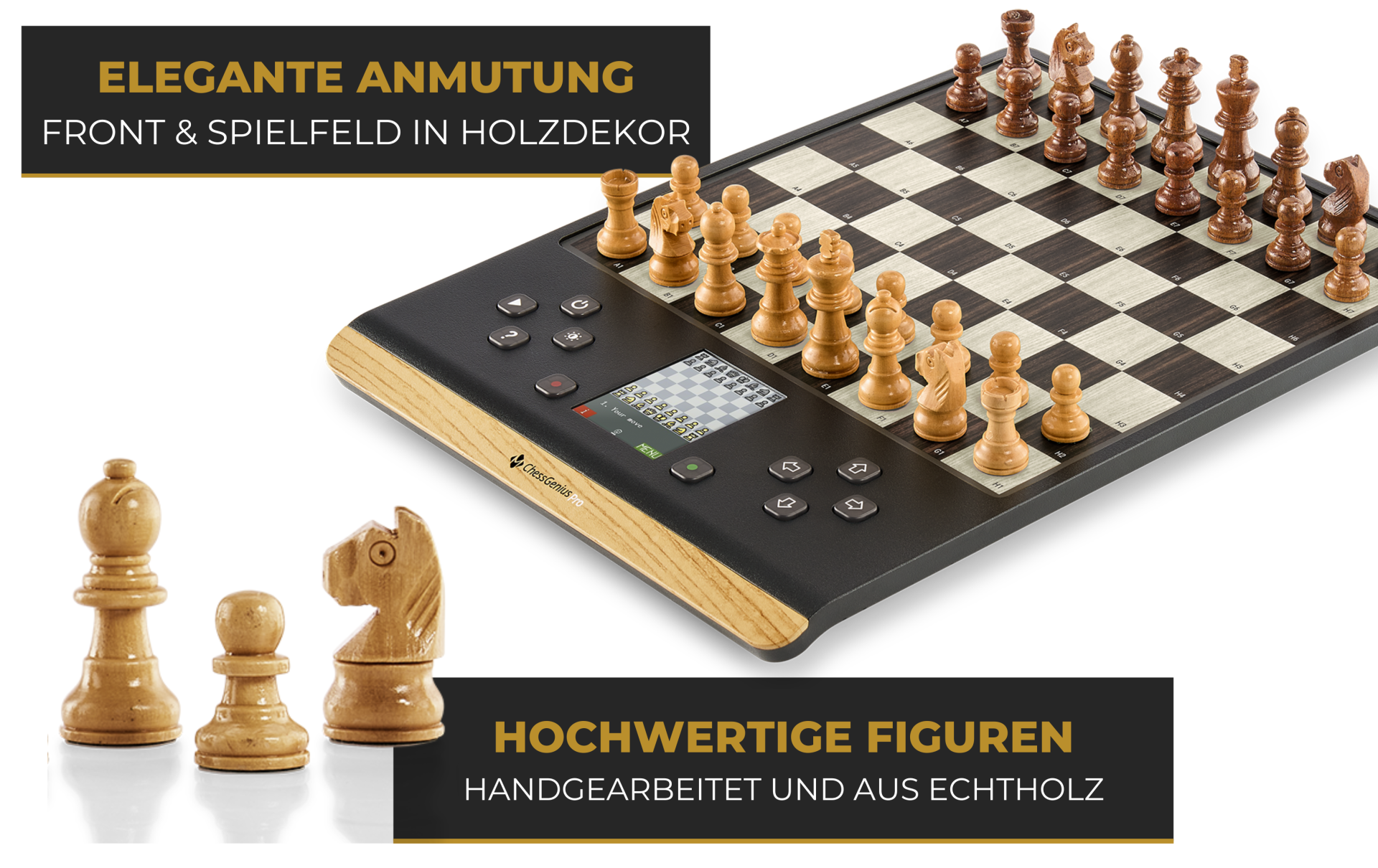 Millennium Chess Genius Pro Wood Edition