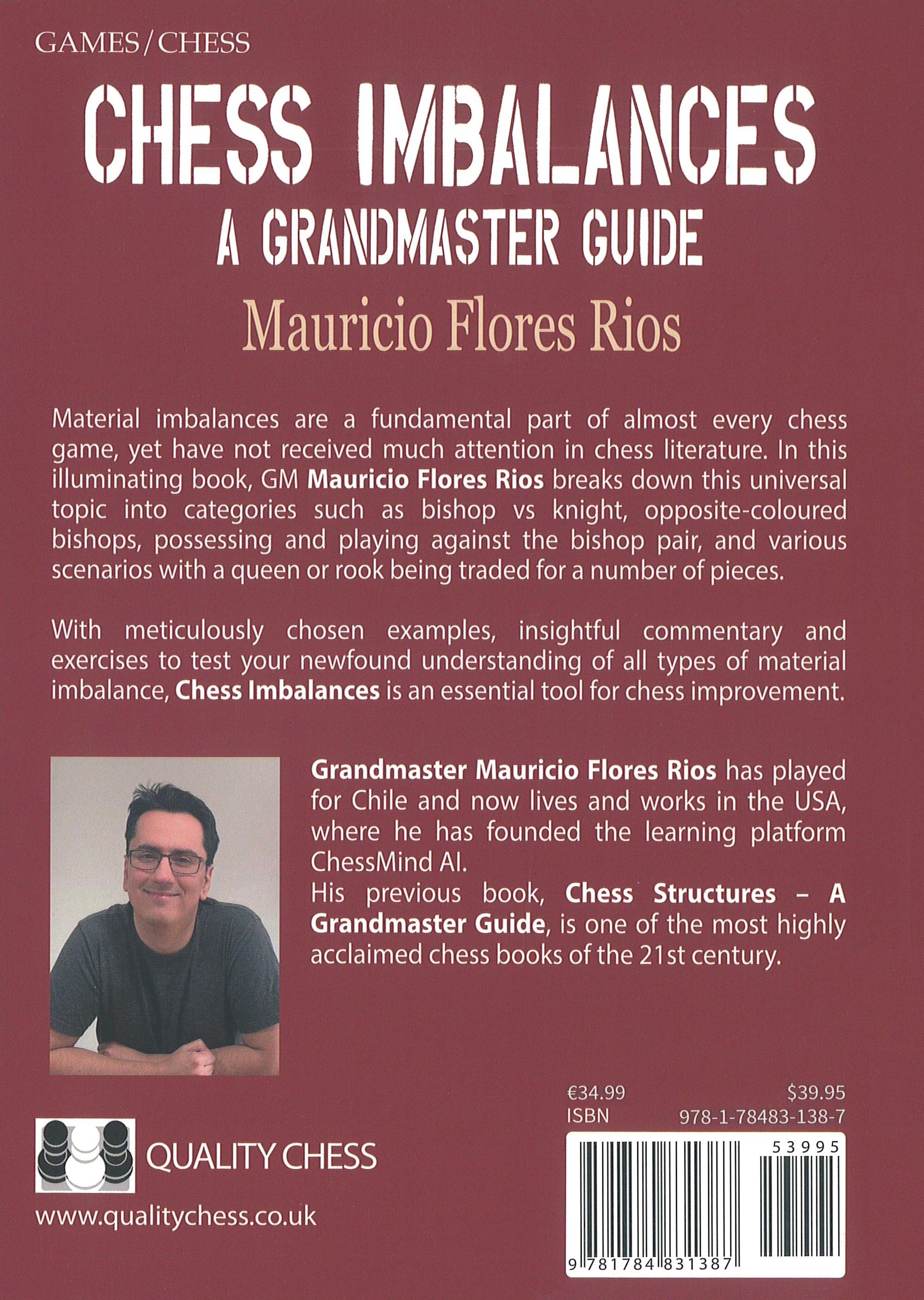 Dies ist ein Bild des Schachbuches Chess Imbalances von Mauricio Flores Rios