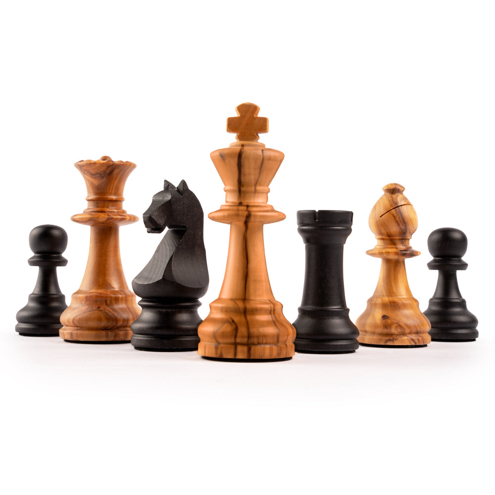 Schachfiguren Olivenbaumholz 