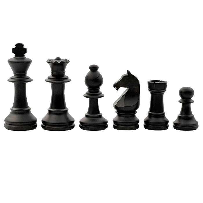Staunton Nr. 5 Schachfiguren - schwarz