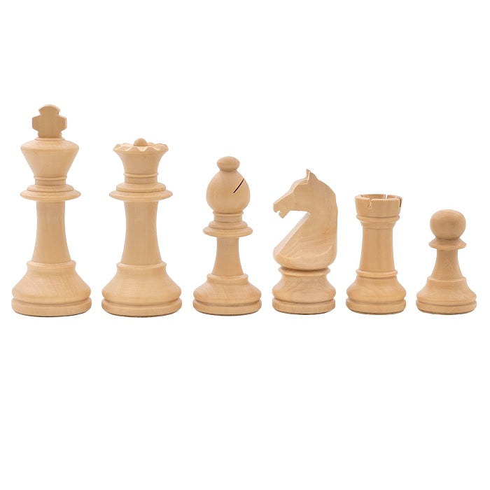 Staunton Nr. 5 Schachfiguren - weiß