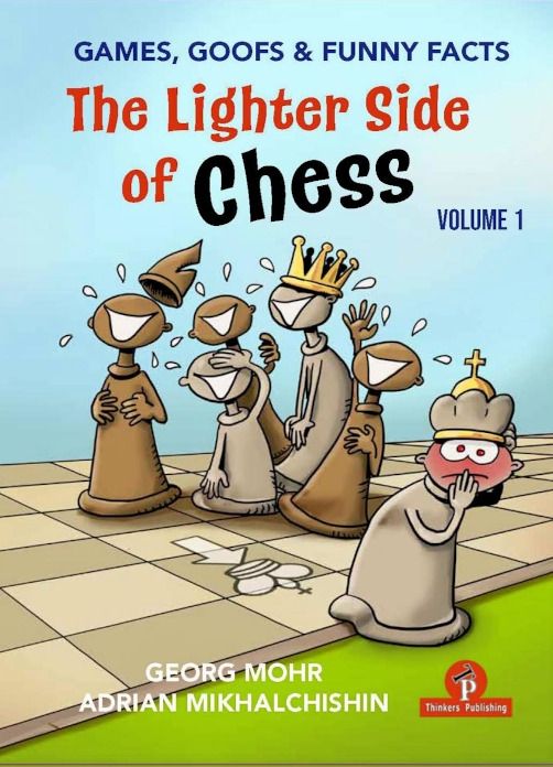 The Lighter Side of Chess Buch Cover – humorvolle Geschichten und Anekdoten aus der Schachwelt