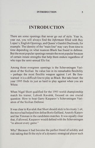 The Sicilian Scheveningen for Black by Andy Soltis and Kenneth Ray Smith